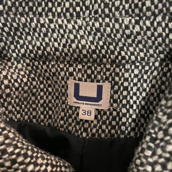 Adolfo Dominguez Women Wool Coat Size 8 Medium - Picture 4 of 12